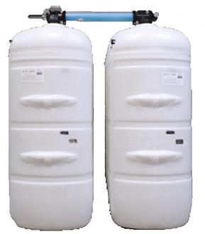 Cuve fioul double paroi 1500 litres jumelée