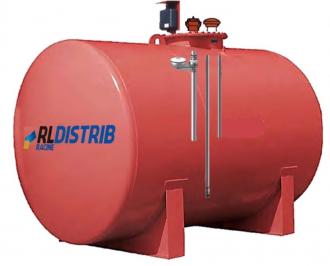 Cuve double paroi en acier 6000 L équipée