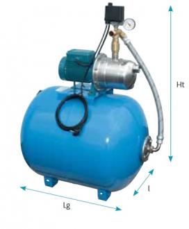 Surpresseur 150 litres - Pompe NGXM4-18