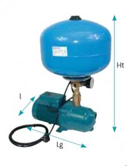 Surpresseur 24 litres - Pompe NGLM3-100