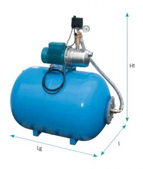 Surpresseur 300 litres - Pompe NGX6-18
