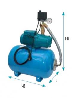 Surpresseur 60 litres - Pompe NGLM3-100