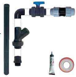 Raccord pour pompe de relevage : 40 x 1''1/4