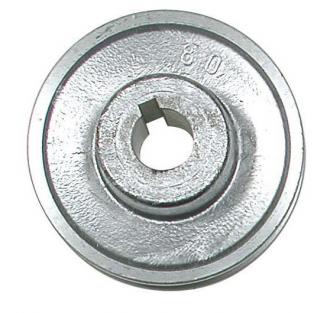 Poulie de diamètre 80 mm - Axe de 19 mm