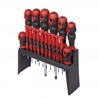 Lot de 18 tournevis chrome vanadium
