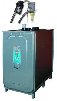 Cuve gasoil 1000 litres, pompe et pistolet auto !