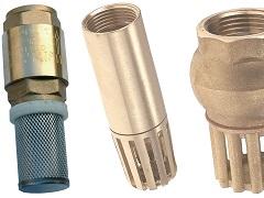 Clapet laiton avec crépine Clapet laiton avec crépine