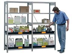 Rayonnage avec tablettes Rayonnage avec tablettes