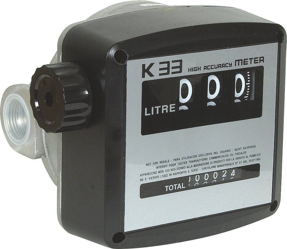 Compteur m&eacute;canique gasoil 3 chiffres PIUSI