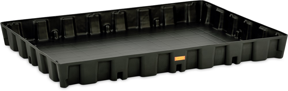Bac de r&eacute;tention de faible hauteur CEMO - 250 litres 