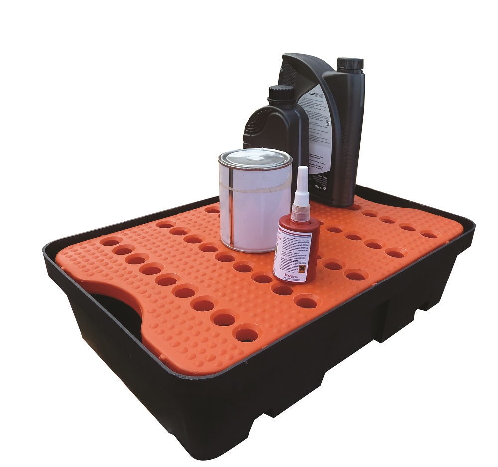 Bac de r&eacute;tention 30 litres avec caillebottis