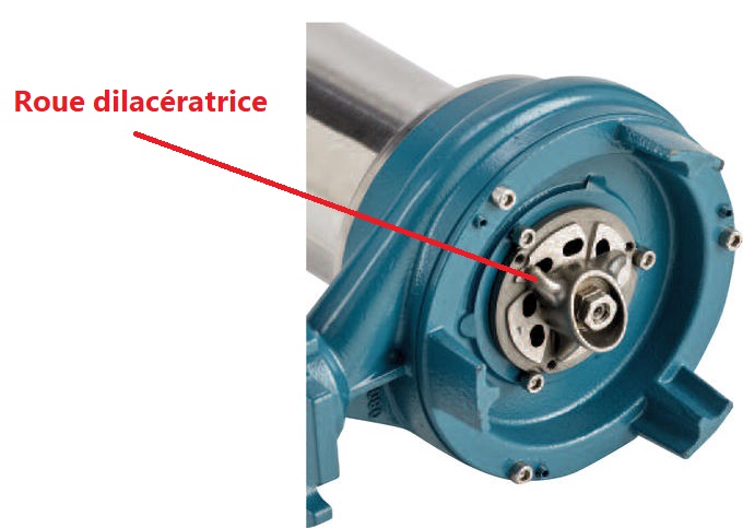 Pompe &agrave; roue dilac&eacute;ratrice Calpeda 