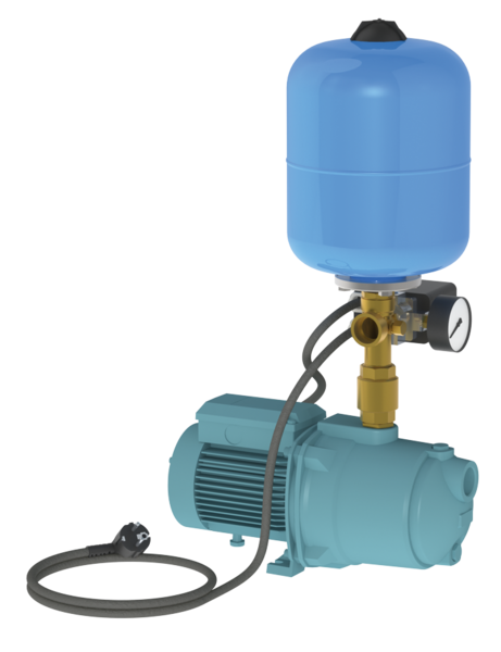 Pompe Calpeda avec r&eacute;servoir &agrave; vessie 8 litres 