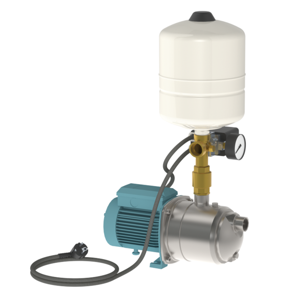 R&eacute;servoir &agrave; diaphragme 8 litres avec pompe inox 